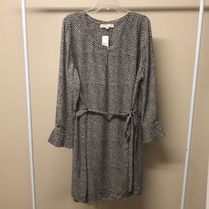 NWT Loft plus as 20 floral print belted dress